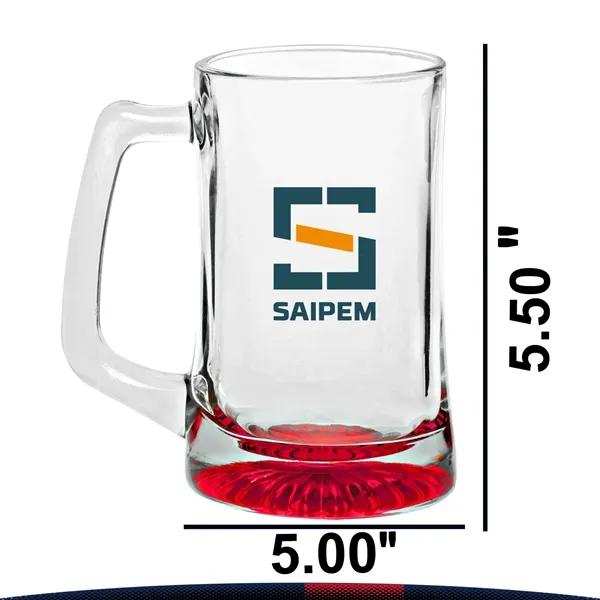 14 oz. Fawer Glass Beer Mugs - 14 oz. Fawer Glass Beer Mugs - Image 2 of 9