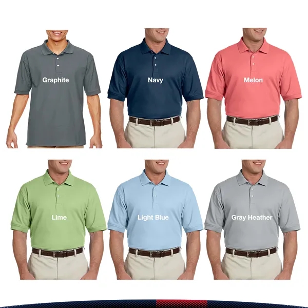 Devon & Jones® Men's Cotton Polo Shirts - Devon & Jones® Men's Cotton Polo Shirts - Image 3 of 6