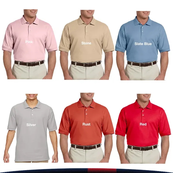 Devon & Jones® Men's Cotton Polo Shirts - Devon & Jones® Men's Cotton Polo Shirts - Image 4 of 6