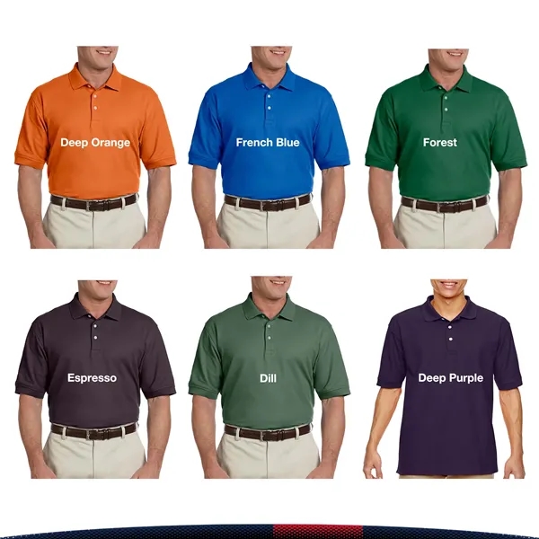 Devon & Jones® Men's Cotton Polo Shirts - Devon & Jones® Men's Cotton Polo Shirts - Image 5 of 6