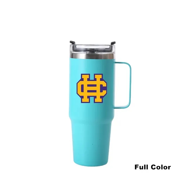 30/40 oz Vacuum Adventure Quencher Travel Mug with Handle - 30/40 oz Vacuum Adventure Quencher Travel Mug with Handle - Image 1 of 13