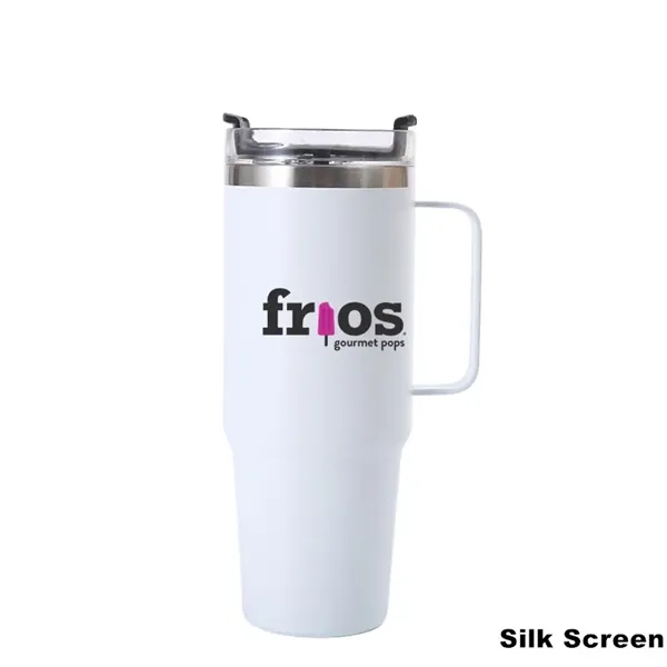 30/40 oz Vacuum Adventure Quencher Travel Mug with Handle - 30/40 oz Vacuum Adventure Quencher Travel Mug with Handle - Image 3 of 13