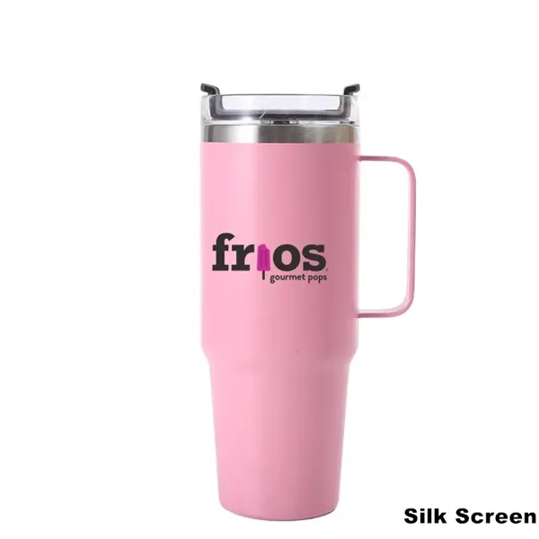 30/40 oz Vacuum Adventure Quencher Travel Mug with Handle - 30/40 oz Vacuum Adventure Quencher Travel Mug with Handle - Image 4 of 13