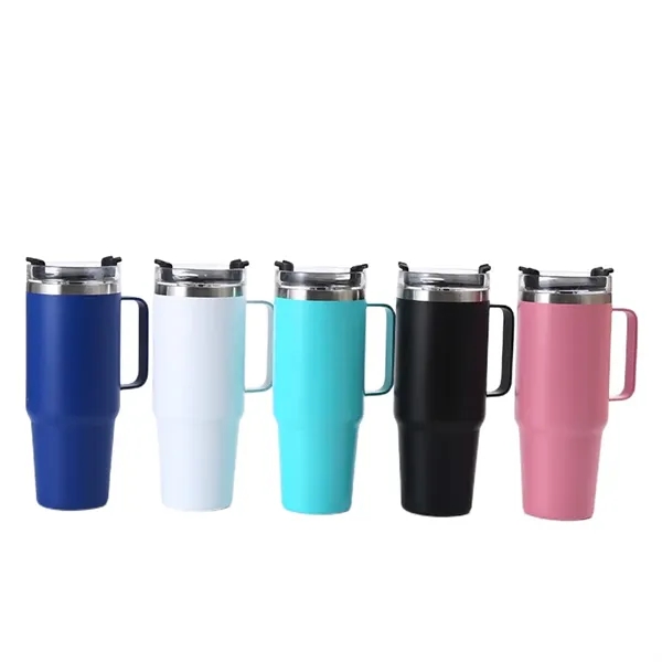 30/40 oz Vacuum Adventure Quencher Travel Mug with Handle - 30/40 oz Vacuum Adventure Quencher Travel Mug with Handle - Image 7 of 13