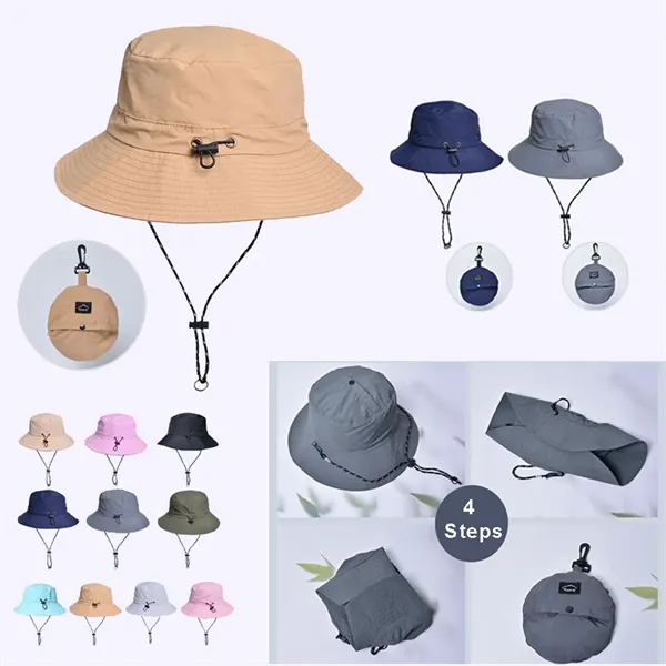 Waterproof outdoor fishing sun hat folding portable - Waterproof outdoor fishing sun hat folding portable - Image 0 of 2