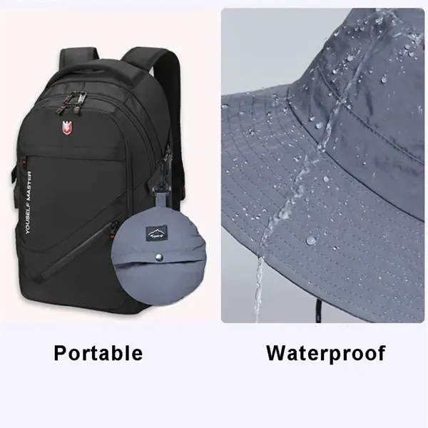 Waterproof outdoor fishing sun hat folding portable - Waterproof outdoor fishing sun hat folding portable - Image 1 of 2