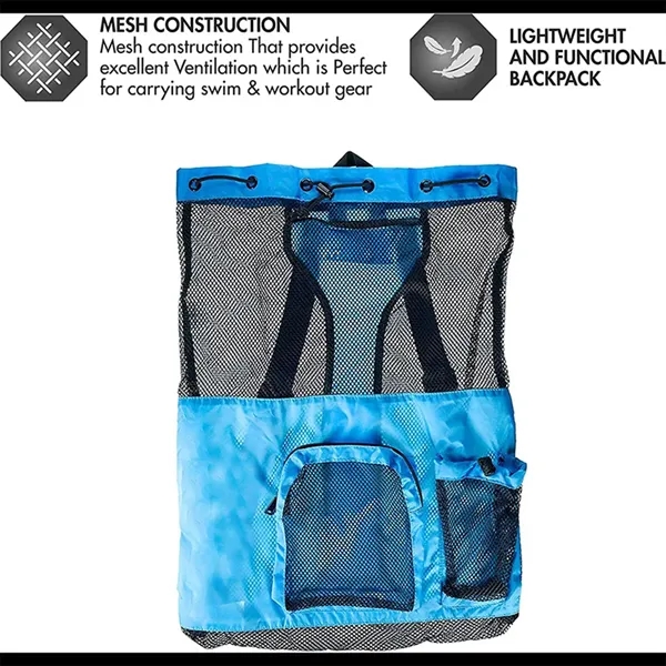 40L Large Mesh Swim Backpack - 40L Large Mesh Swim Backpack - Image 3 of 4