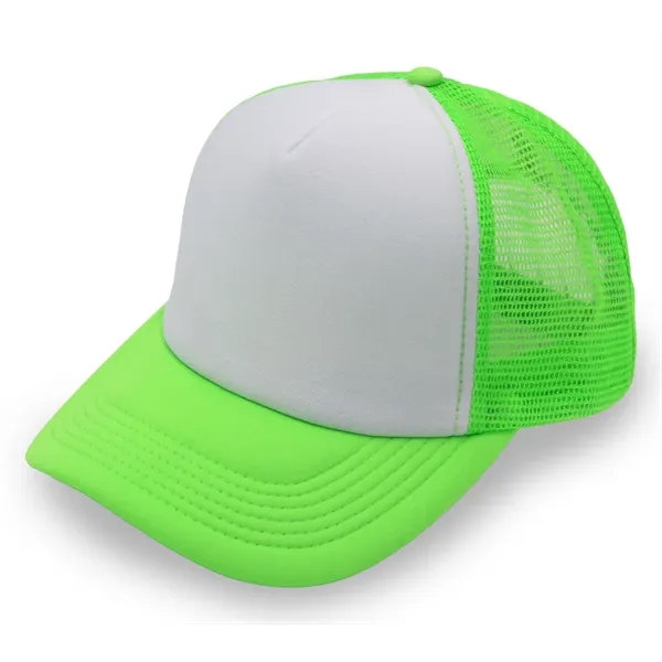 Foam Trucker Cap, 5 Panels,  Mesh Back, Snapback - Foam Trucker Cap, 5 Panels,  Mesh Back, Snapback - Image 8 of 47