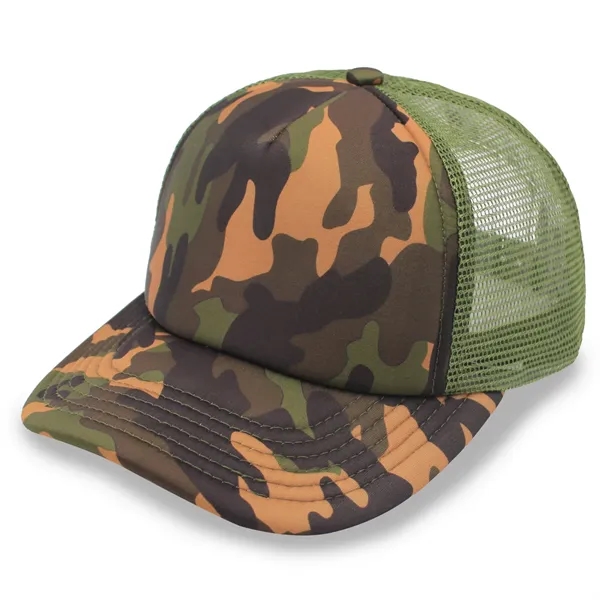 Foam Trucker Cap, 5 Panels,  Mesh Back, Snapback - Foam Trucker Cap, 5 Panels,  Mesh Back, Snapback - Image 16 of 47