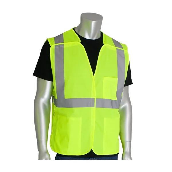 Enhanced Safety Hi-Vis Mesh Vest With Breakaway Design - Enhanced Safety Hi-Vis Mesh Vest With Breakaway Design - Image 1 of 4