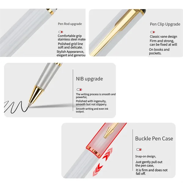 Medium Point Metal Ballpoint Pen - Medium Point Metal Ballpoint Pen - Image 3 of 4