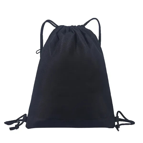 Waterproof Oxford Drawstring Backpack with Pocket Tote Bag - Waterproof Oxford Drawstring Backpack with Pocket Tote Bag - Image 3 of 5