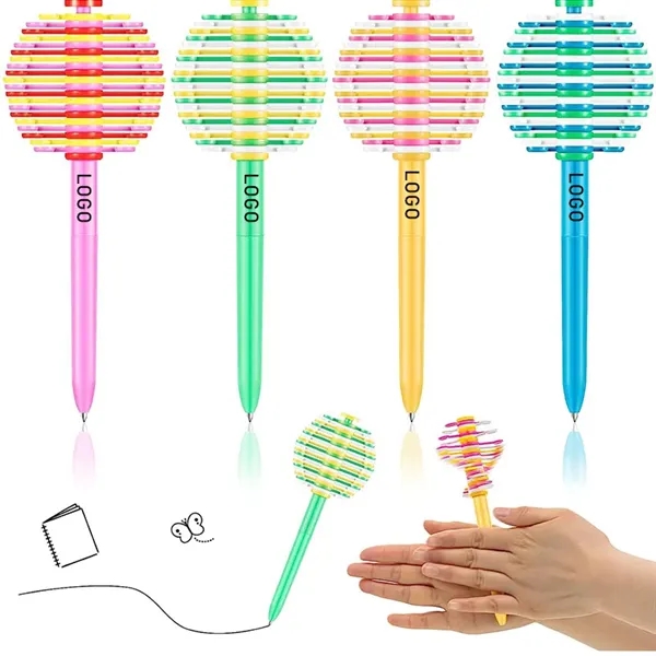 Spin Decompression Fidget Ballpoint Pen - Spin Decompression Fidget Ballpoint Pen - Image 0 of 2
