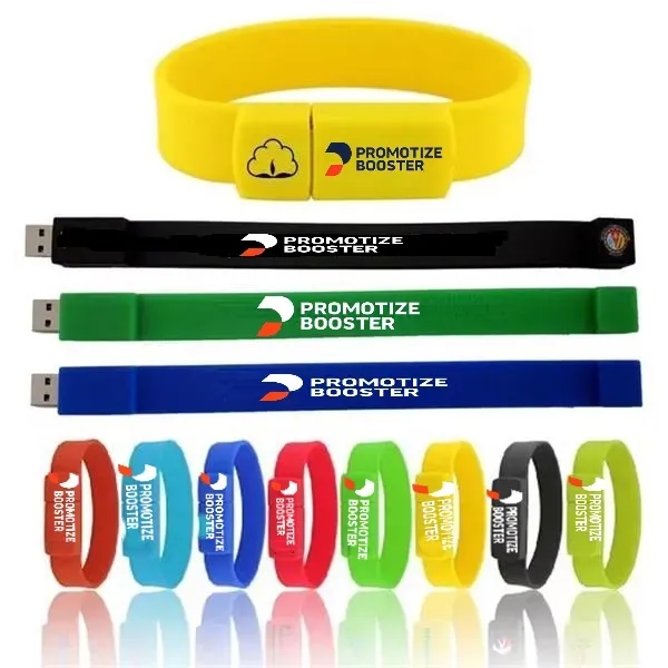 USB Silicone Bracelet - USB Silicone Bracelet - Image 1 of 1
