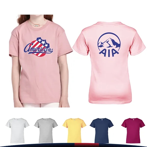 Delta Apparel® 5.2 oz. 100% Cotton Youth T-shirts - Delta Apparel® 5.2 oz. 100% Cotton Youth T-shirts - Image 0 of 8