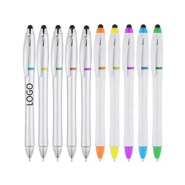 Imprinted Stylus Highlighter Pen Combos - Imprinted Stylus Highlighter Pen Combos - Image 0 of 5