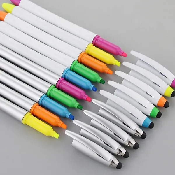 Imprinted Stylus Highlighter Pen Combos - Imprinted Stylus Highlighter Pen Combos - Image 4 of 5