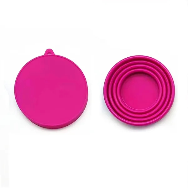 Collapsible Travel Cup With Carabiner and Lid 5oz 7oz - Collapsible Travel Cup With Carabiner and Lid 5oz 7oz - Image 3 of 12