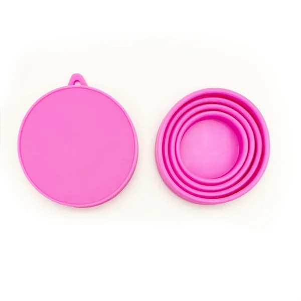 Collapsible Travel Cup With Carabiner and Lid 5oz 7oz - Collapsible Travel Cup With Carabiner and Lid 5oz 7oz - Image 6 of 12