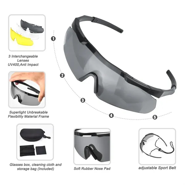 Unisex Shooting Glasses - Unisex Shooting Glasses - Image 1 of 4