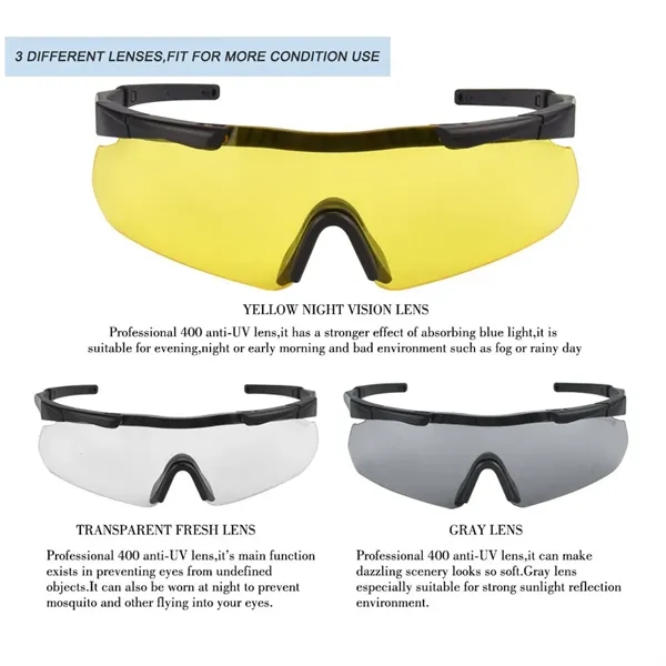 Unisex Shooting Glasses - Unisex Shooting Glasses - Image 3 of 4