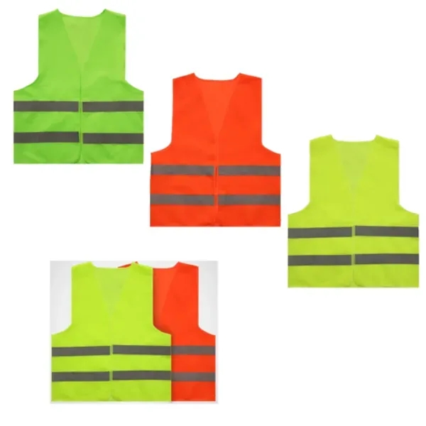 VISIPRO OPEN-FRONT REFLECTIVE SAFETY VEST - INTERLOCK- ANSI3 - VISIPRO OPEN-FRONT REFLECTIVE SAFETY VEST - INTERLOCK- ANSI3 - Image 0 of 3