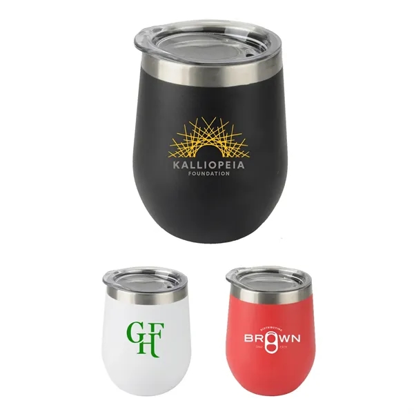 12 oz. Stainless Steel Wine Tumbler - 12 oz. Stainless Steel Wine Tumbler - Image 0 of 3