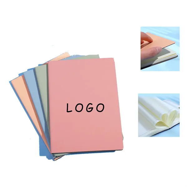 A5 Portable Soft Leather Cover Notebook