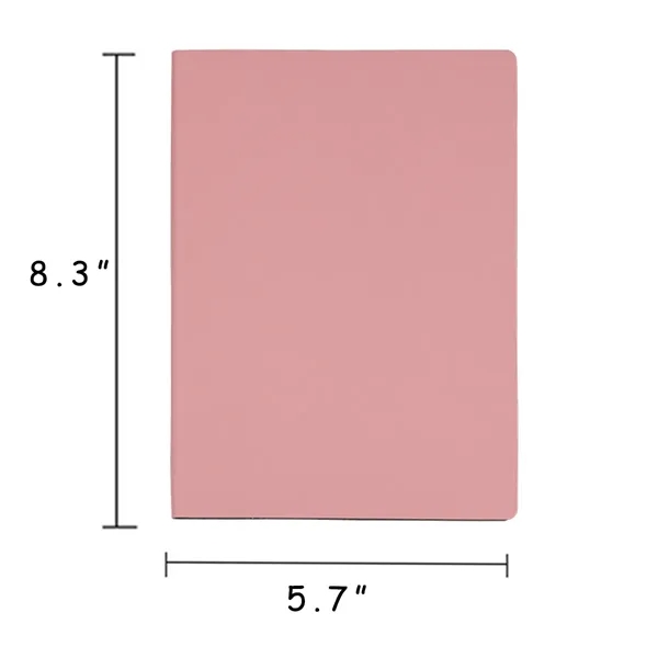 A5 Portable Soft Leather Cover Notebook