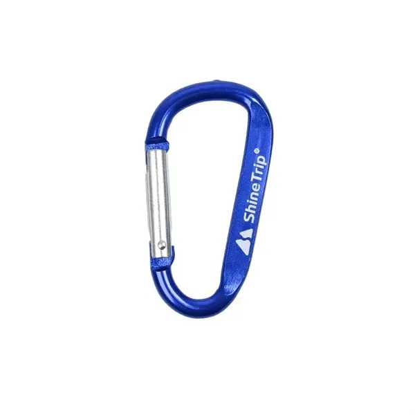 Aluminum D Ring Shape Carabiner With Keyring - Aluminum D Ring Shape Carabiner With Keyring - Image 5 of 8