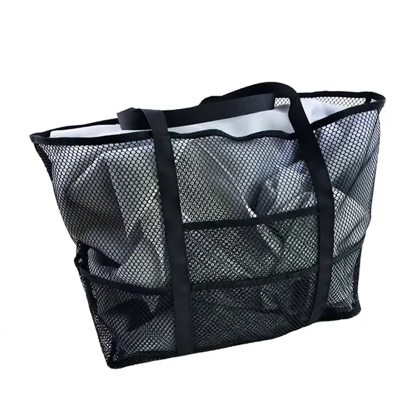 Mesh Oversized Beach Tote Toy Bag - Mesh Oversized Beach Tote Toy Bag - Image 2 of 3