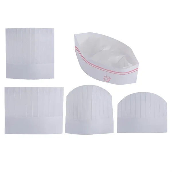 Disposable Non-Woven Chef Hat - Disposable Non-Woven Chef Hat - Image 1 of 2