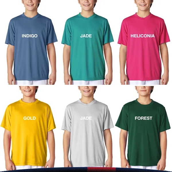 UltraClub® 4 oz. Youth Sports T-Shirts - UltraClub® 4 oz. Youth Sports T-Shirts - Image 4 of 7