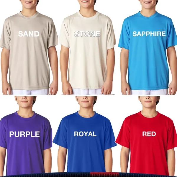 UltraClub® 4 oz. Youth Sports T-Shirts - UltraClub® 4 oz. Youth Sports T-Shirts - Image 7 of 7