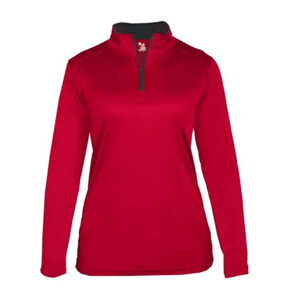 Badger Women's B-Core Quarter-Zip Pullover - Badger Women's B-Core Quarter-Zip Pullover - Image 19 of 22