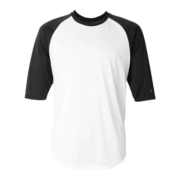 Badger B-Core Three-Quarter Sleeve Baseball T-Shirt - Badger B-Core Three-Quarter Sleeve Baseball T-Shirt - Image 22 of 39