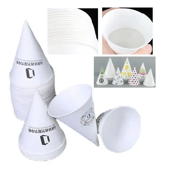 Eco-Friendly White Cone Cups - Eco-Friendly White Cone Cups - Image 1 of 4