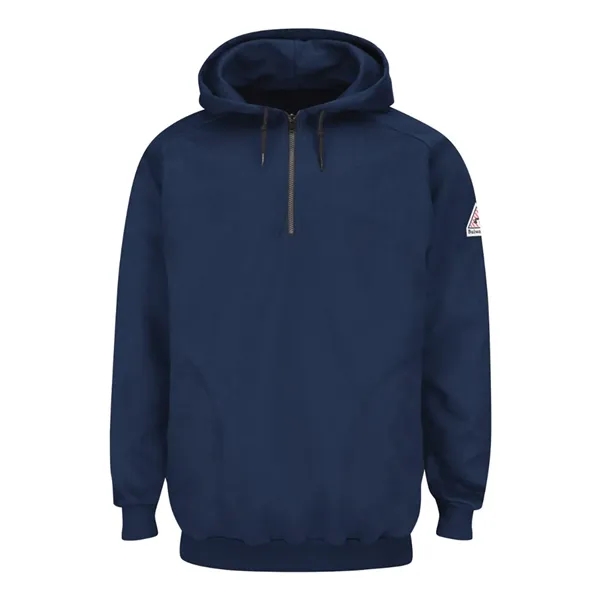 Bulwark Pullover Hooded Fleece Sweatshirt Quarter-Zip - T... - Bulwark Pullover Hooded Fleece Sweatshirt Quarter-Zip - T... - Image 0 of 2
