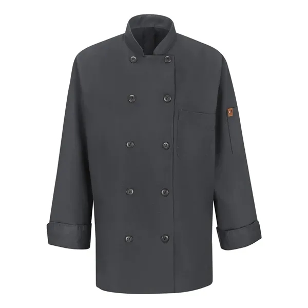 Chef Designs Women's Mimix™ Chef Coat with OilBlok - Chef Designs Women's Mimix™ Chef Coat with OilBlok - Image 3 of 10