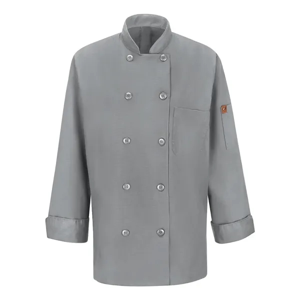 Chef Designs Women's Mimix™ Chef Coat with OilBlok - Chef Designs Women's Mimix™ Chef Coat with OilBlok - Image 7 of 10