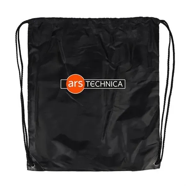 Jumbo Polyester Drawstring Bag - Jumbo Polyester Drawstring Bag - Image 9 of 17