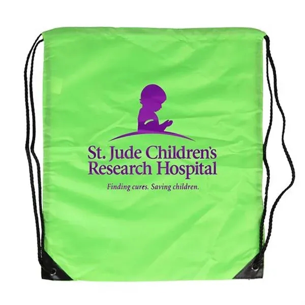 Jumbo Polyester Drawstring Bag - Jumbo Polyester Drawstring Bag - Image 3 of 17