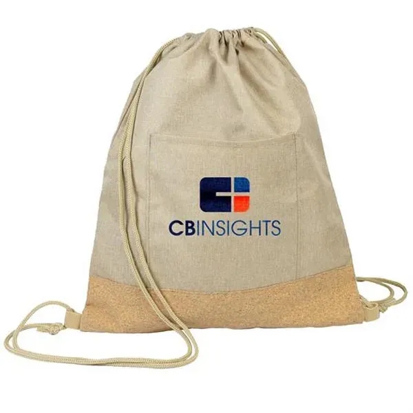 Cork Drawstring Bag - Cork Drawstring Bag - Image 4 of 5