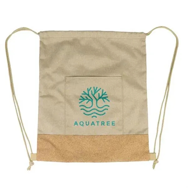 Cork Drawstring Bag - Cork Drawstring Bag - Image 2 of 5