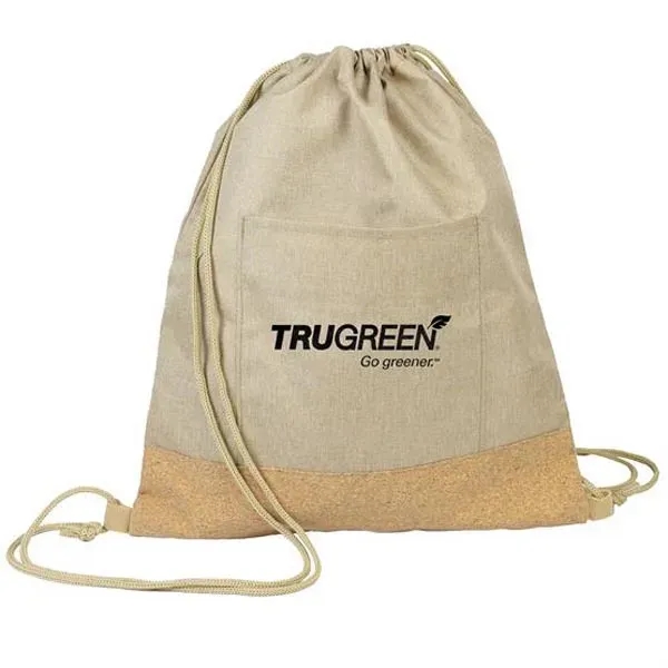 Cork Drawstring Bag - Cork Drawstring Bag - Image 1 of 5