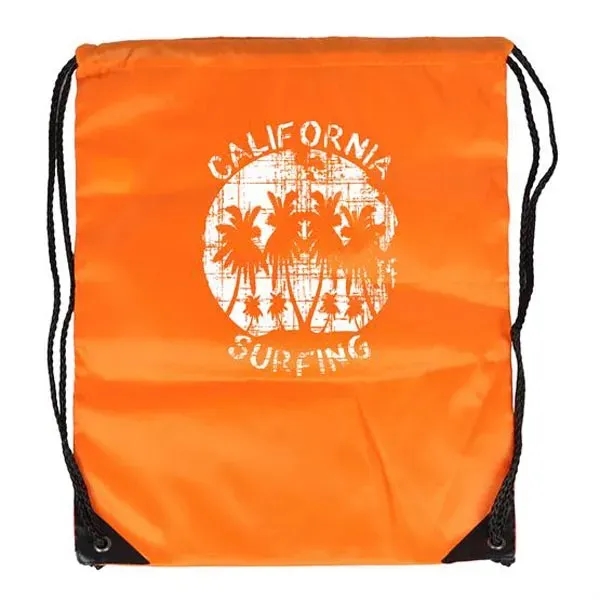 Polyester Drawstring Bag - Polyester Drawstring Bag - Image 1 of 10