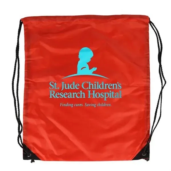 Jumbo Polyester Drawstring Bag - Jumbo Polyester Drawstring Bag - Image 7 of 17