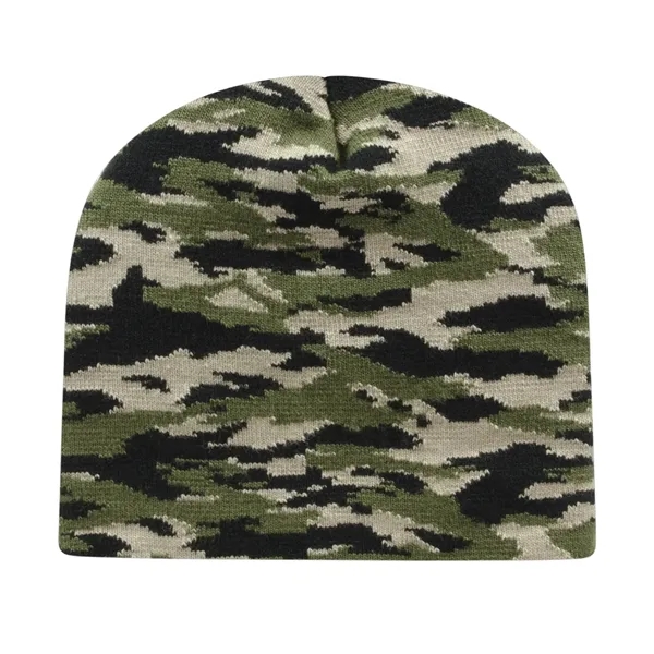 Vintage Tiger Camouflage Knit Beanie - Vintage Tiger Camouflage Knit Beanie - Image 1 of 1