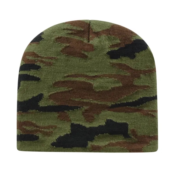 Woodland Camouflage Knit Beanie - Woodland Camouflage Knit Beanie - Image 1 of 1