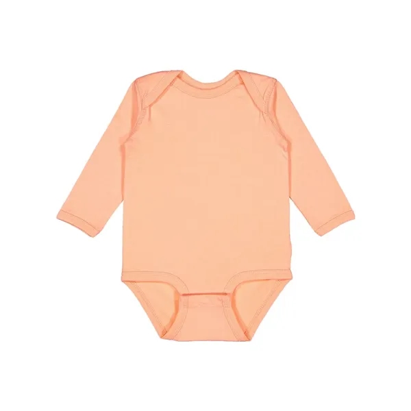 Rabbit Skins Infant Fine Jersey Long Sleeve Bodysuit - Rabbit Skins Infant Fine Jersey Long Sleeve Bodysuit - Image 4 of 23